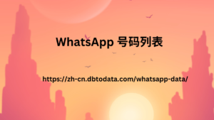 WhatsApp 号码列表